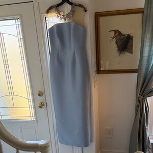 Sachin + Babi Strapless Irina Light Blue Dress